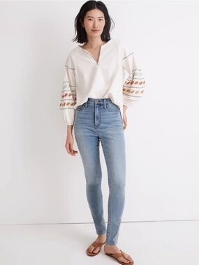 Madewell 11” Roadtripper Jeans Supersoft Hampstead Wash MD668 Size 30